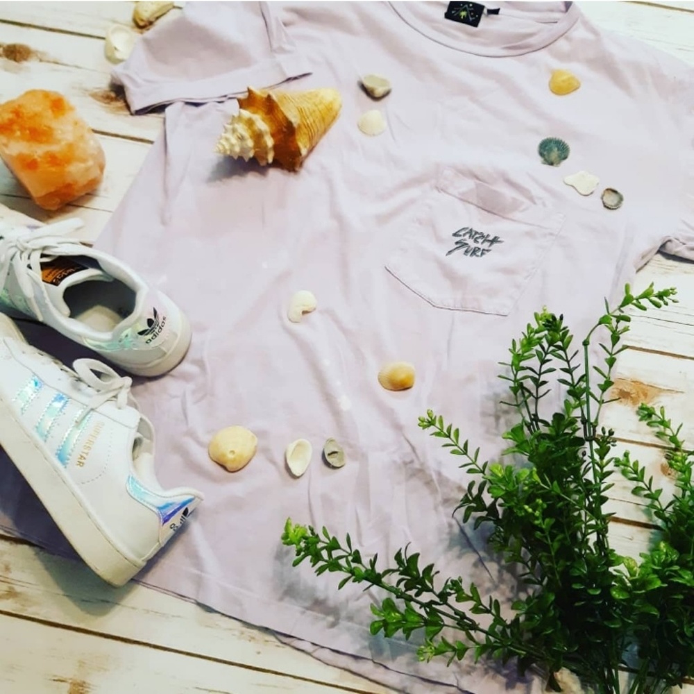 Lilac Slaying Dragons Catch Surf Vintage T